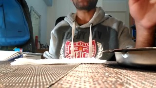 Smoking and spitting