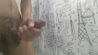 Chico universitario legal aficionado con gran polla dura y venosa se viene por 10sec lluvia de semen