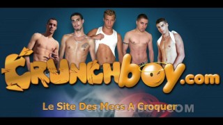 amazing bareback gang bang in sauna BEFORE Nantes, Max LAVA Cremapied 3 times CRUNCHBOY