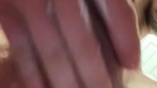 Kneeling down jerking off with dirty talk until I cum