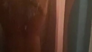 Taking shower without notice how you watched me