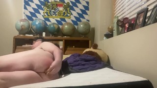 Chub fucks himself and goes atm