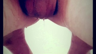 i play with my cock and piss