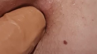 first time me friend gape my tight hole and made me cum
