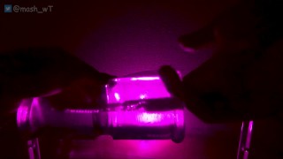 【ASMR/女性向け】見るだけできゅんきゅんしてくる動画。透明なホールをくちゅくちゅ。【女性向けボイス】