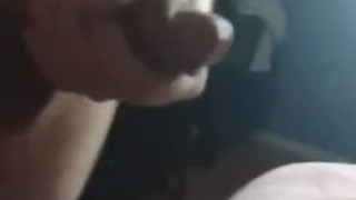 Solo stroking first time on cam
