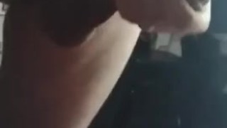 Solo stroking first time on cam