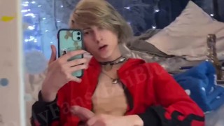 Playing with my Huge Hard dick and Cumming / big bouncy balls / hot skinny twink boy / BoiBlue11xx 
