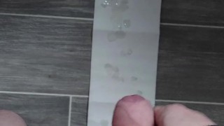 British Teen Boy Shoots His Massive Load