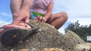 I am a grower not a shower! - let’s see if I can catch me a foot slave - Manlyfoot roadtrip