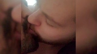 Brownie with a big dick woke his husband with a facial