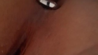 Pushing Out Buttplug Close Up