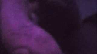 Late night footjob using my toes