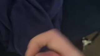 Bear cums into briefs 