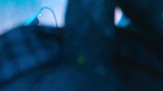 Close-up Cumshot and Dripping Down Balls