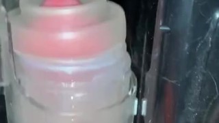 Cum with quick shot launch