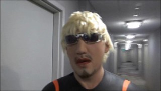Hotel movie part 2 - disguised blonde surfer can barely contain his cock