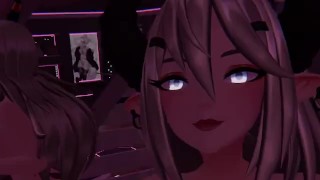 vtuber uses interactable virtual dildo for the first time