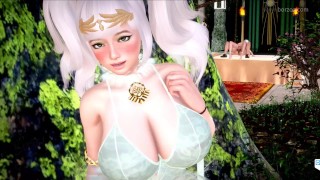 Busty slut loves riding on boyfriend's cock until he creampies her