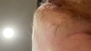 Fucking myself with a big dildo and stretching my hole