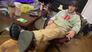 Gay footboy tease part 1