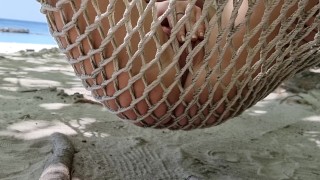 Big Natural Tits Teen Outdoor Masurbate while her friends swimming