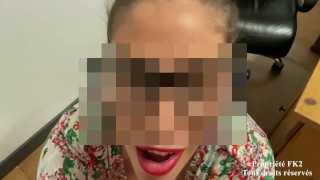 Secrétaire baise collègue de bureau toujours puceau - FK2