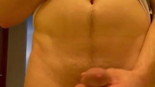 Big Cock Moaning and Shooting Huge Load