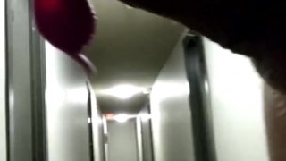 Naked in my apartment hallway with a vibrating ring!