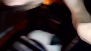 Eating and spitting on my boyfriend's ass.