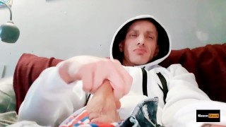 Horny Hoodie handjob