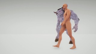 Huge Furry Furry fucked twink
