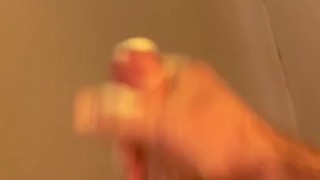 WARNING: I got a little too horny while washing my cock