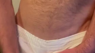 Hairy Cam Crest Cums in his Boxers