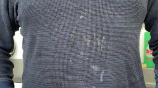 LOOK at all this pre-cum dripping from my cock