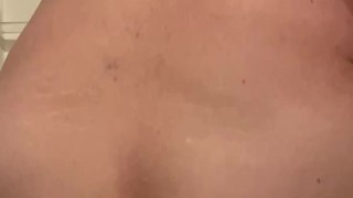 Riding my 8" dildo in Shower!