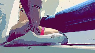 SLUT HUNGRY FOR COCK AT WAREHOUSE