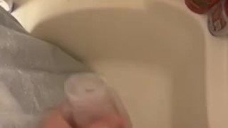 Fleshlight shower jerk off 