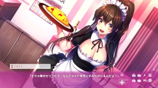 【R18版女忍者エロゲーNinNinDays動画5】すみれちゃんの爆乳メイド姿がエロ可愛すぎる！(ニンニンデイズ実況プレイ ninja Hentai game)