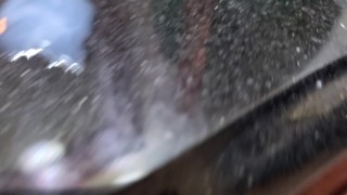 Jerking off in bathroom. (Cum shot everywhere!)