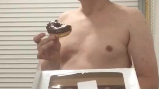 Piggy donut breakfast 