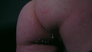 Cum Dripping Out of Ass Pussy