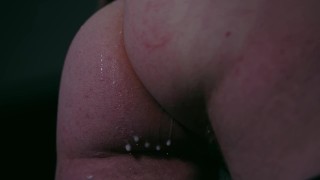 Cum Dripping Out of Ass Pussy