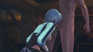 Genshin Impact Hentai - Eula Blowjob And Fucked