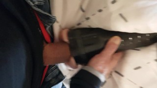 Masturbation solo avec fleshlight 