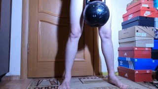 Hot Gay Is Dancing With Kettlebell
