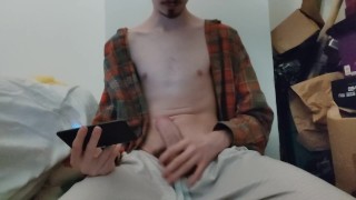 the evening wank and ejaculation