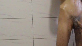Taking A Shower And Jerking Off