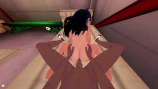 Please don't bully me nagatoro: Special training with Nagatoro (3D HENTAI POV)