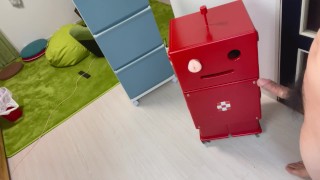 助手のロボットを魔改造しセックス専用マシーンにしましたｗ　ゲイ　ホモ　ノンケ　ハメ撮り　個人撮影　オナニー　自慰　おもしろ